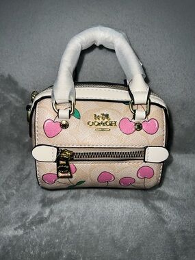Coach Pink Cherry Mini satchel